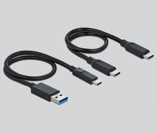 Delock 1-port USB-C M.2 NVME dokkoló szürke