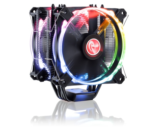 COOLER RAIJINTEK Leto Pro fekete RGB 2x120mm