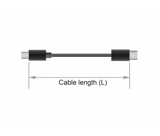 Delock USB Power Cable to DC 5.5 x 2.5 mm male 90° 1.5 m