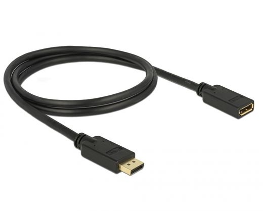 Delock DisplayPort 1.2 bovítokábel 4K 60 Hz 1 m (3 év)