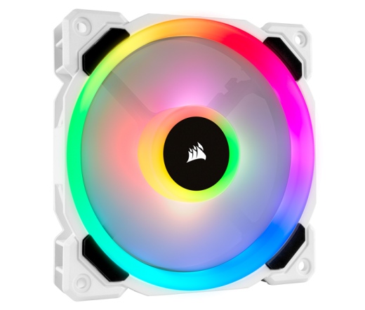 CORSAIR LL120 Dual Light Loop White RGB LED PWM 120mm Single