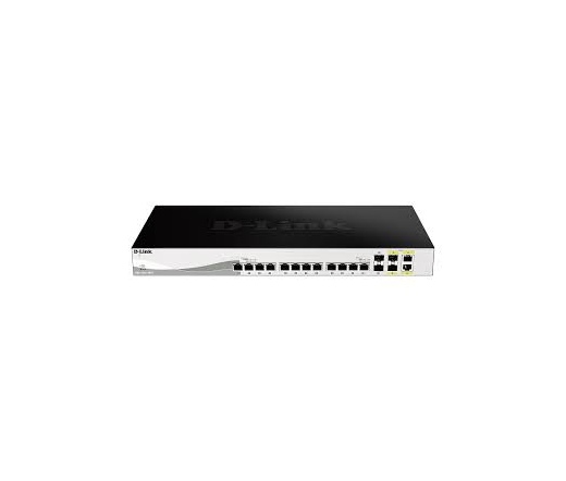 NET D-LINK DXS-1210-16TC 12-port 10GBASE-T and 2-port SFP+ Smart Switch and 2-port SFP/10G