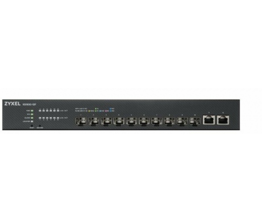 ZYXEL XS1930-12F 10-port 10G Smart Managed Fiber Switch with 2 Multi-Gigabit Ports