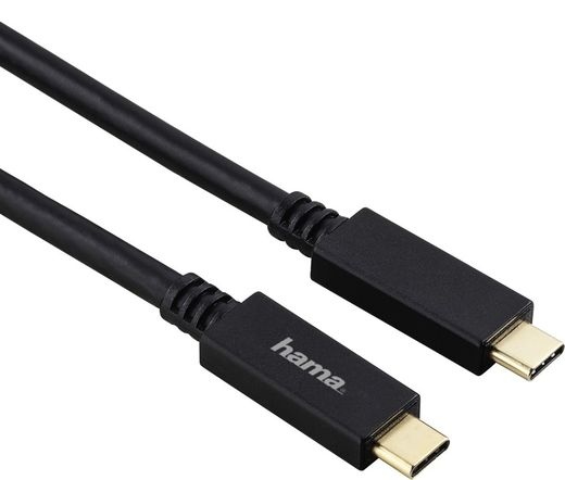 HAMA USB KÁBEL USB 3.1 (GEN. 2) TYPE-C-TYPE-C,"FULL FEATURED", eMARKER,10Gbit/s,5A,1m