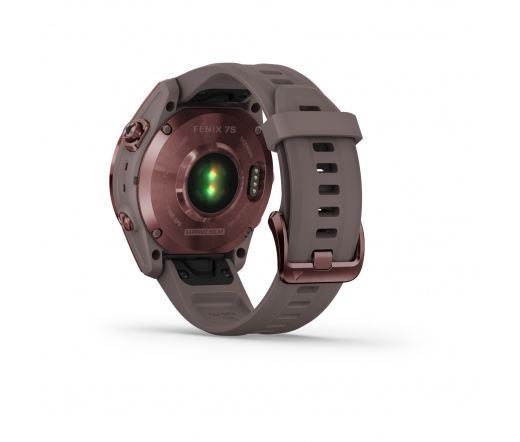 GARMIN Fenix 7S Sapphire Solar - Dark Bronze Titanium with Shale Grey Band