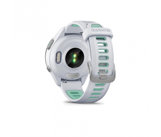 GARMIN Forerunner 265S Black Bezel with Whitestone Case and Whitestone/Neo Tropic Silicone Band