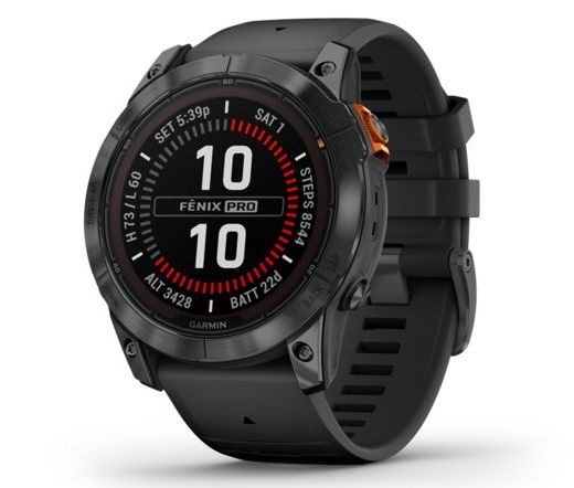 GARMIN Fenix 7X Pro Solar - Slate Grey with Black Band