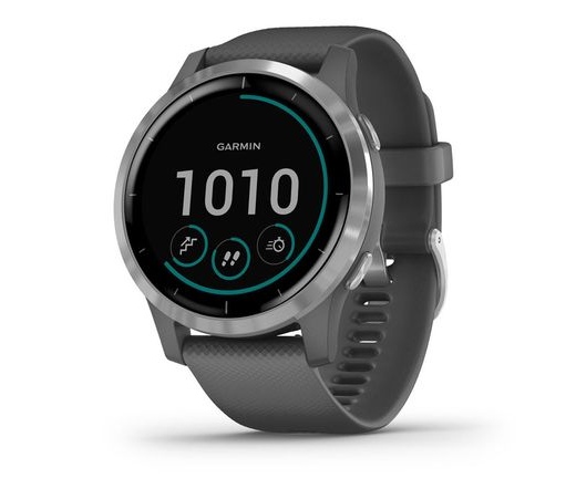 Garmin Vivoactive 4 Ezüst, szürke csattal