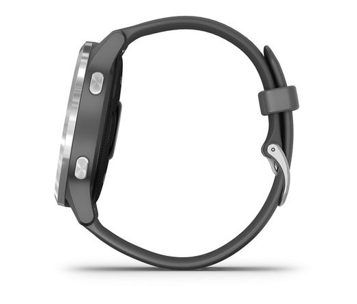 Garmin Vivoactive 4 Ezüst, szürke csattal