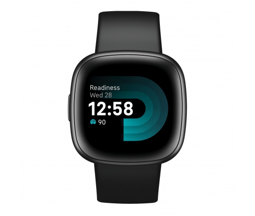 FITBIT Versa 4 - Black/Graphite Aluminum