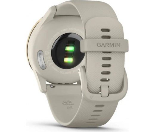 GARMIN Vívomove Trend - Cream Gold Stainless Steel Bezel with French Gray Case and Silicone Band