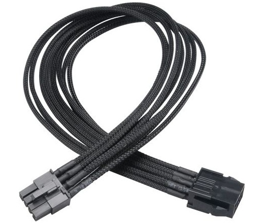 AKASA 8 pin Flexa anya-apa VGA tápkábel 40 cm