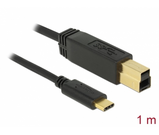 Delock USB 3.1 Gen 2 (10 Gbps) kábel Type-C a B-típusú 1 m