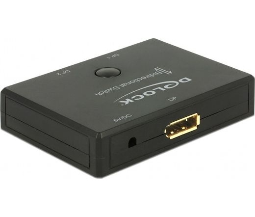 DELOCK Switch Displayport 2-1 kétirányú 4K 60Hz