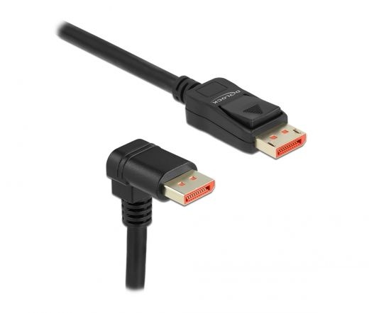 DELOCK DisplayPort 1.4 8K 60Hz egyenes/lefelé 90° 2m