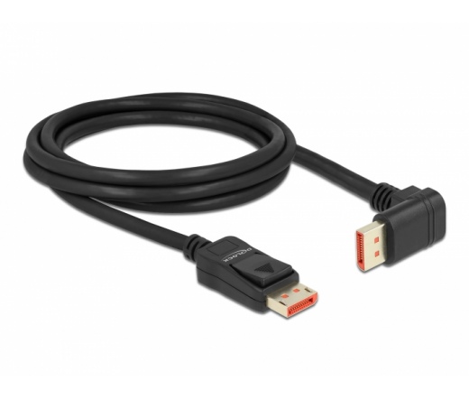 DELOCK DisplayPort 1.4 8K 60Hz egyenes/lefelé 90° 2m