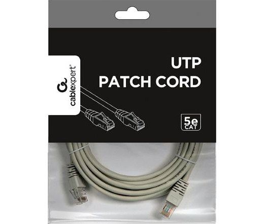 GEMBIRD UTP Cat5e Patch 5m Grey