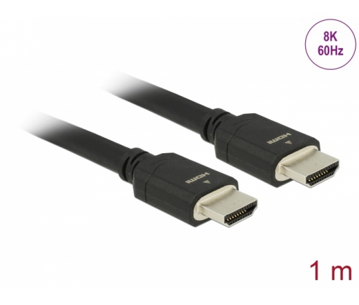 Delock Nagy sebességű HDMI kábel 48 Gbps 8K 60 Hz 1 m