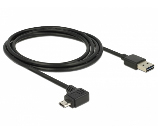 Delock Easy-USB -> EasyUSB micro-B M/M adatkábel 3m fekete egyenes/90°