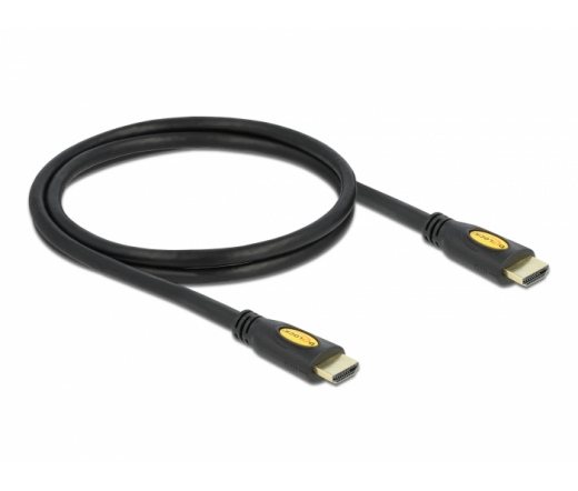 DELOCK Cable High Speed HDMI with Ethernet - A male / male 1m