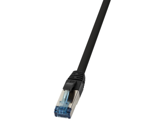 LOGILINK Cat6A S/FTP PUR Patch 20m fekete