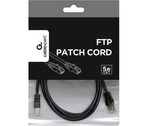 GEMBIRD FTP Cat5e Patch 2m fekete