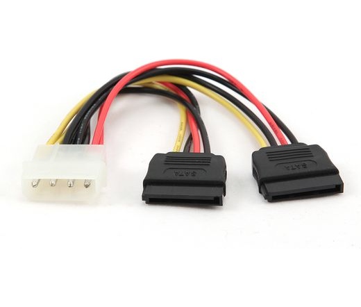 GEMBIRD Molex to 2xSATA power cable 15cm