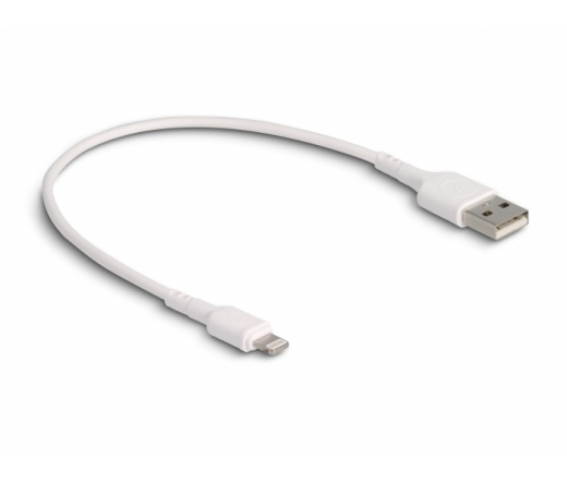 DELOCK USB-A / Lightning adat- és töltőkábel 0,3m