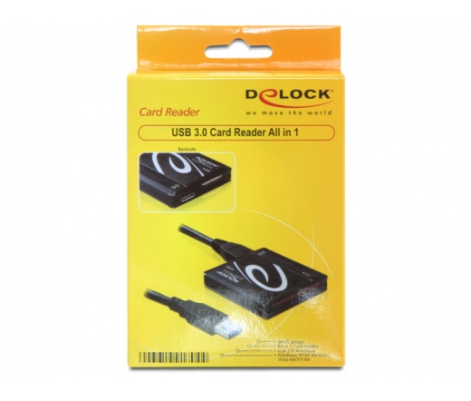 CARD READER DELOCK USB 3.0 All in 1 (91704)