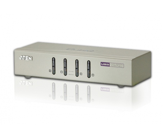 ATEN KVM Switch 4PC CUBIQ+kábel CS74U