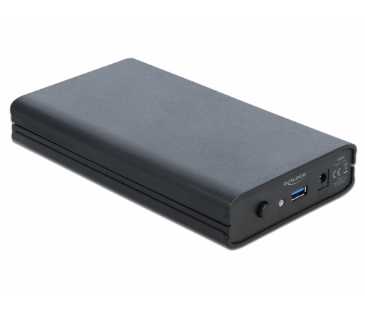 DELOCK külső ház 3.5" SATA HDD-hez USB 3.1 Gen 1