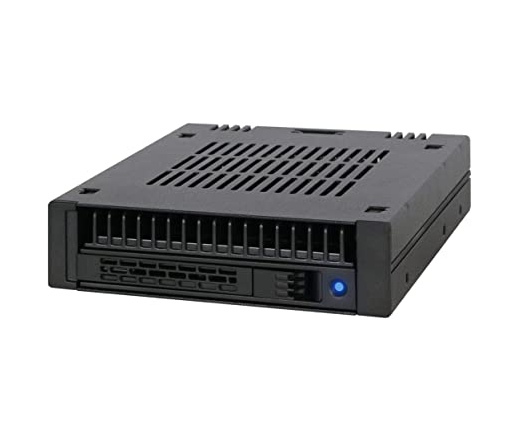 IcyDock 1x2.5" SATA/SAS in 1x3.5" bay mobile rack screwless