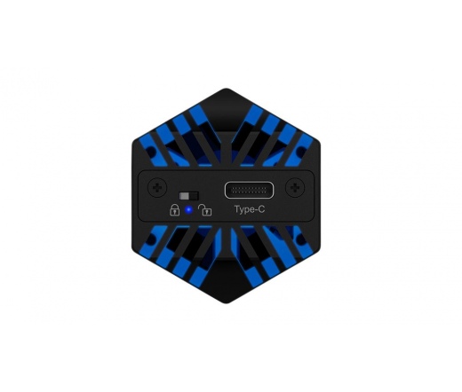 Raidsonic ICY BOX IB-1823MF-C31 USB Type-C enclosure for M.2 NVMe SSD with RGB illumination