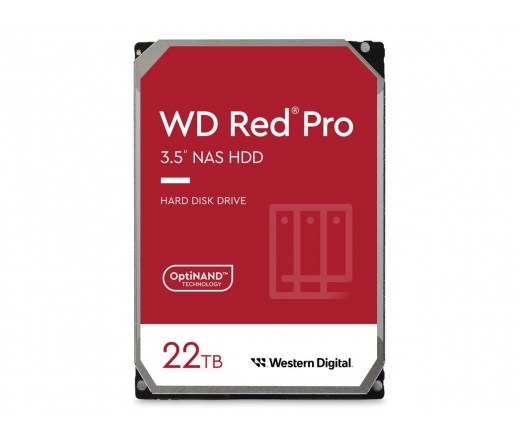 WD Red Pro 3,5" 7200rpm 512MB Cache 22TB