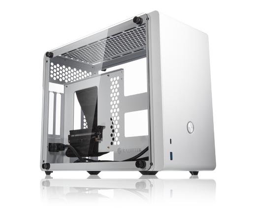 HÁZ Raijintek Ophion EVO Mini-ITX Edzett üveg ablakos - fehér