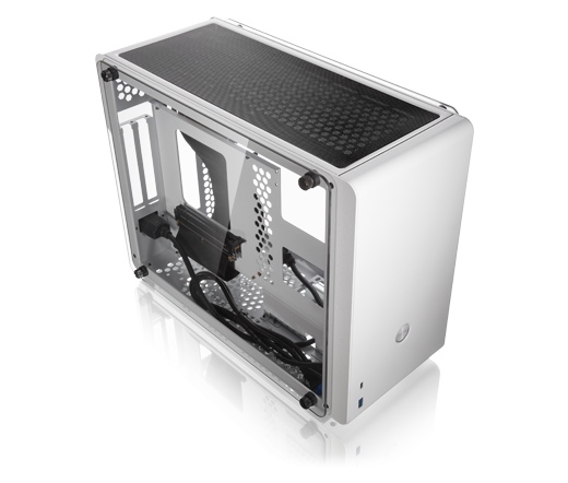 HÁZ Raijintek Ophion EVO Mini-ITX Edzett üveg ablakos - fehér