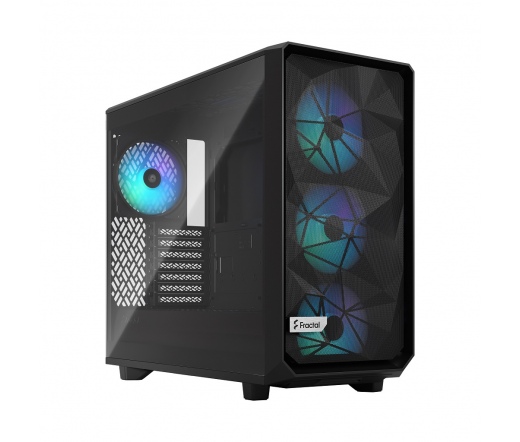 FRACTAL DESIGN Meshify 2 Lite - Light Tempered Glass RGB - black