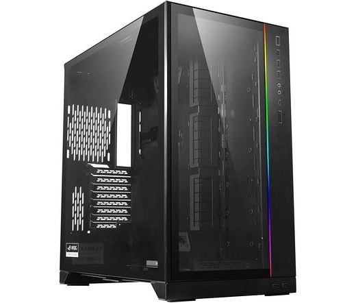 HÁZ Lian Li O11 Dynamic XL ROG Certified Tempered Glass Black