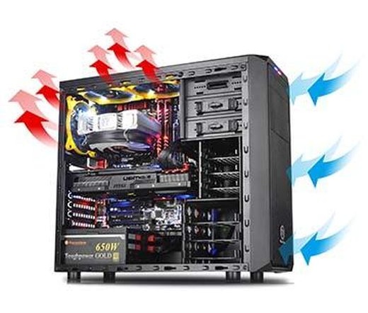 HÁZ THERMALTAKE Versa H25 fekete