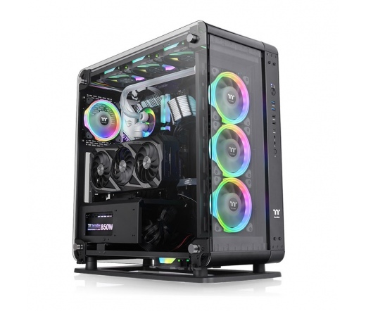 THERMALTAKE Core P6 TG fekete