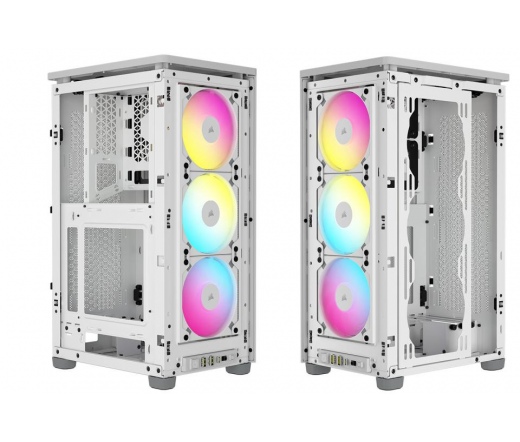 CORSAIR iCue 2000D RGB Airflow - White