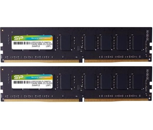 Silicon Power DRAM DDR4 DDR4-2666  CL19 64GB 32GBx2 1.2V SP064GBLFU266F22