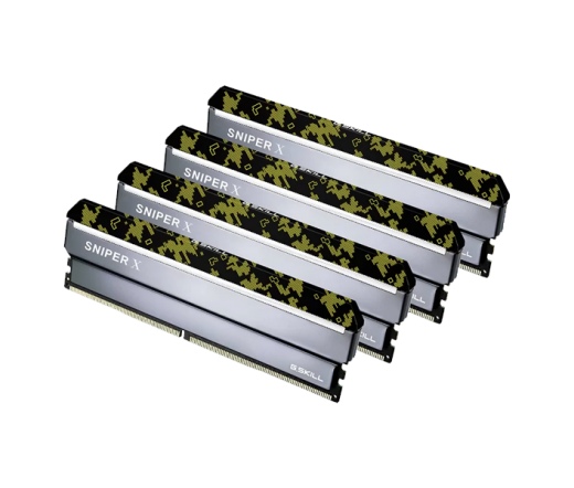 G.SKILL Sniper X DDR4 3600MHz CL19 32GB Kit4 (4x8GB) Intel XMP Digital Camo