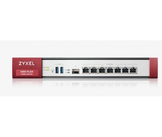 ZyXEL USGFLEX500 7xGbE LAN/DMZ 1xSFP 2xUSB port Tűzfal