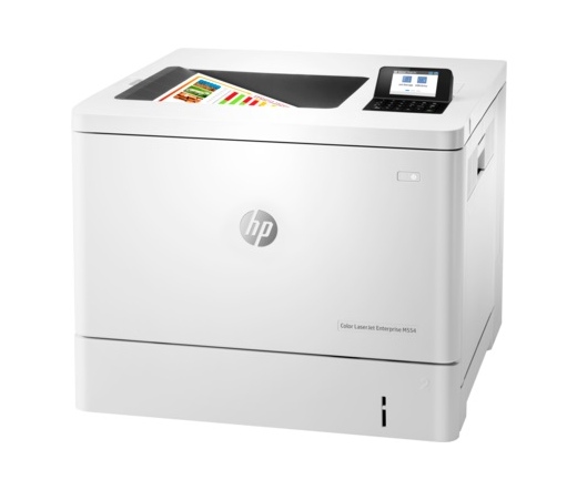 HP LaserJet Enterprise M554dn színes, 1GB, USB/Háló, A4 33ap/perc FF, 1200x1200