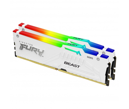 KINGSTON Fury Beast DDR5 5600MHz CL36 32GB Kit2 AMD Expo White