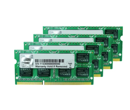 G.SKILL DDR3 for Mac SO-DIMM 1333MHz CL9 16GB Kit4 (4x4GB)