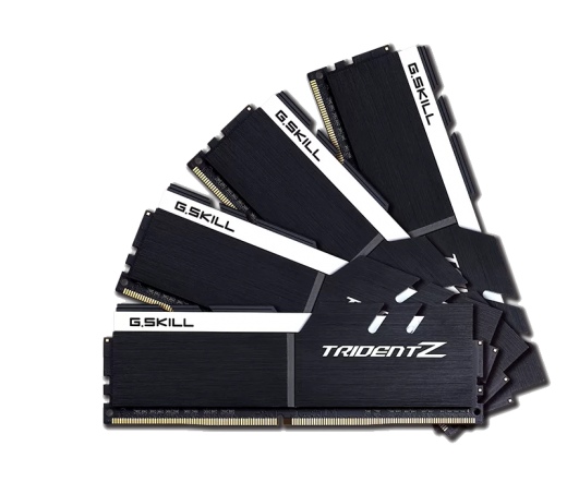 G.SKILL Trident Z DDR4 4000MHz CL18 32GB Kit4 (4x8GB) Intel XMP Black/White