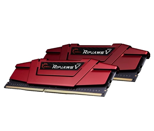 G.SKILL Ripjaws V DDR4 3200MHz CL15 64GB Kit8 (8X8GB) Intel XMP Red