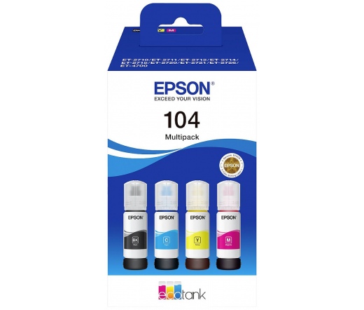 Patron Epson 104 EcoTank 4-color Multipack